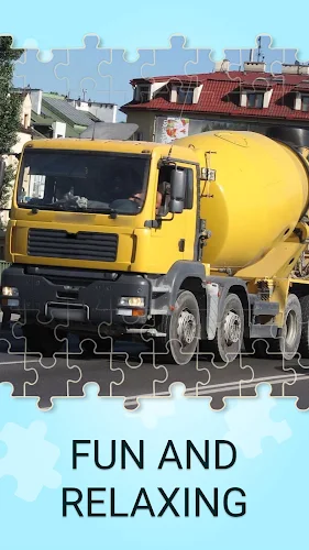 Concrete mixer truck puzzles Screenshot 3