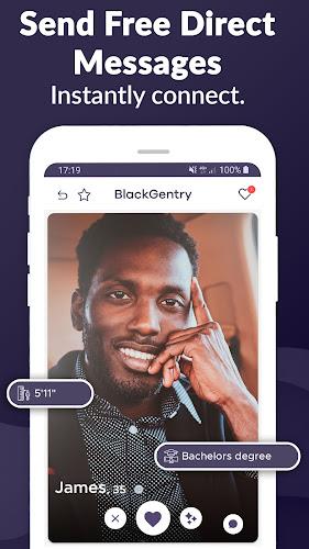 BlackGentry – Black Dating App Captura de pantalla 1