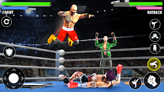 Real Fighting Wrestling Games 스크린샷 1