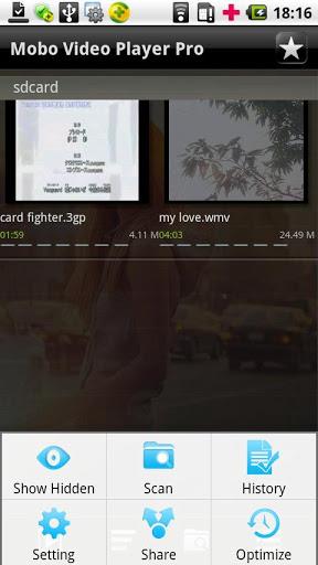 Mobo Video Player Pro 螢幕截圖 1