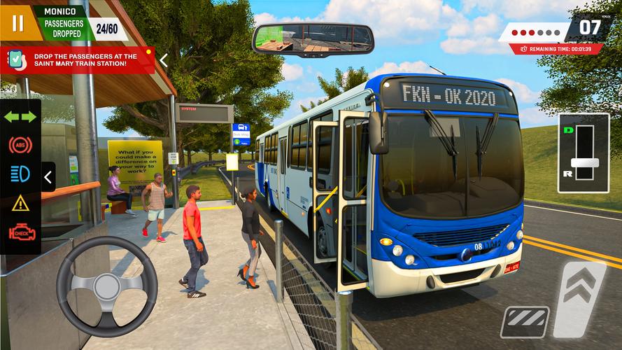City Bus Simulator : Bus Games 螢幕截圖 1