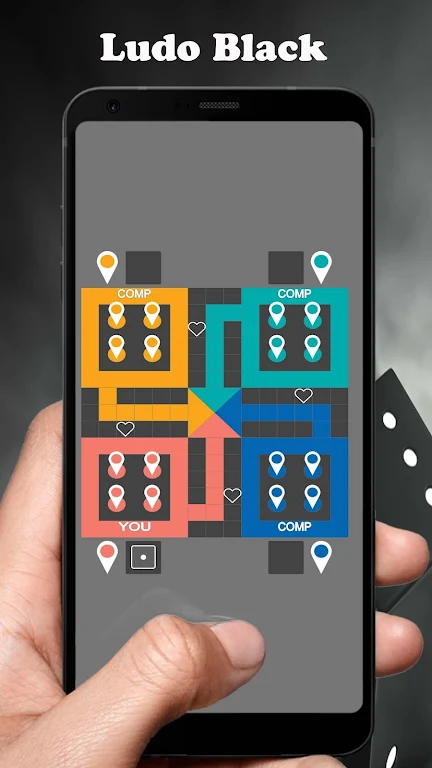 Ludo Black ဖန်သားပြင်ဓာတ်ပုံ 1