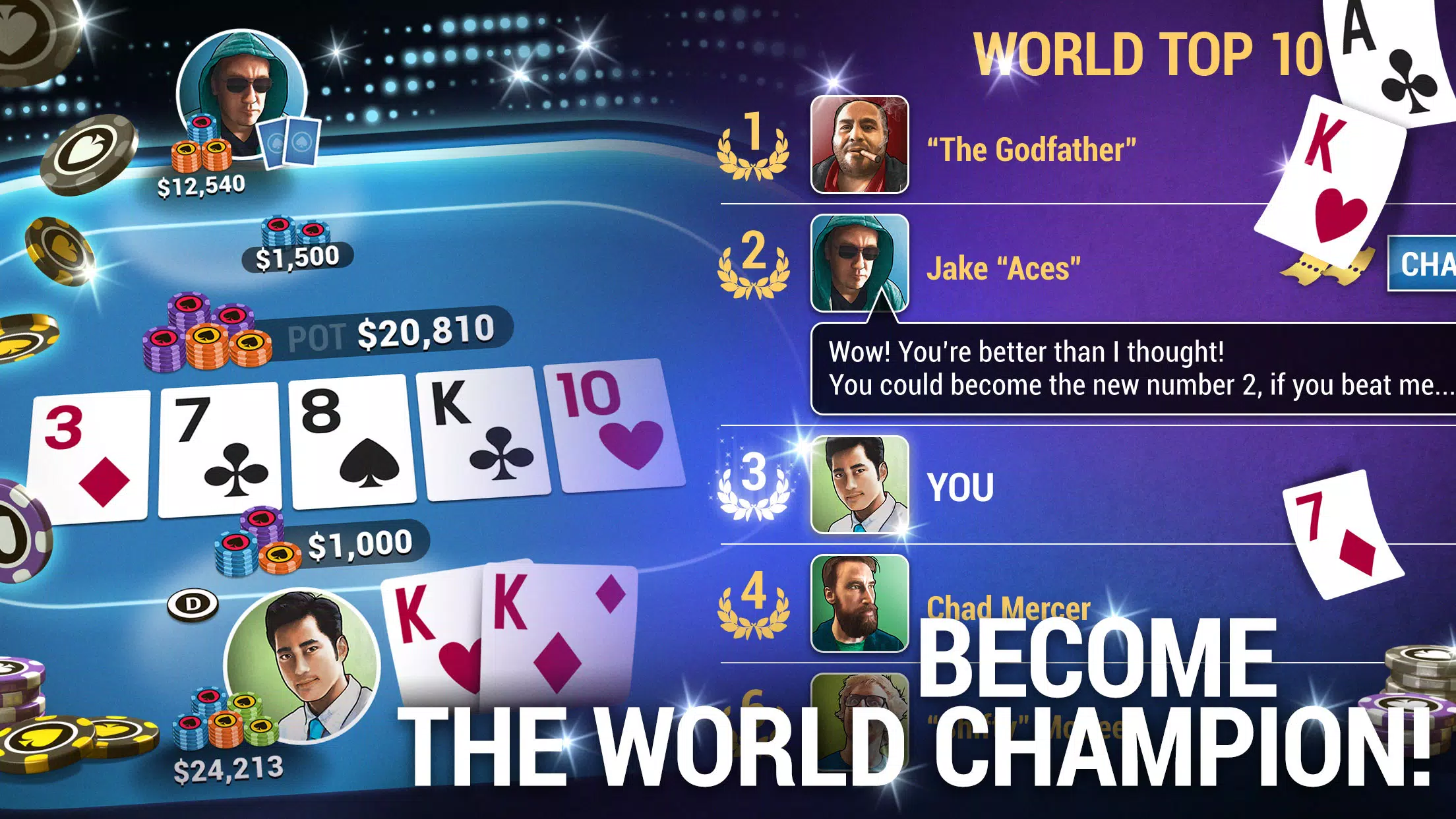 Poker World, Offline TX Holdem Ảnh chụp màn hình 2