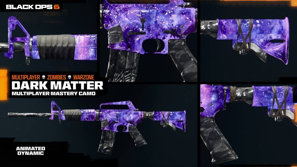 Dark Matter Camo Grind in Black Ops 6