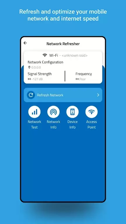 Signal Strength Test & Refresh Schermafbeelding 0