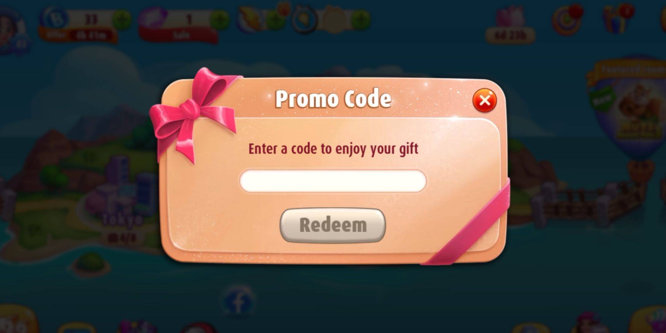 Bingo Blitz Code Redemption