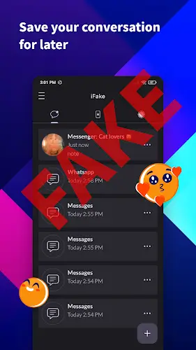 IFake: Fake Chat Messages Скриншот 2