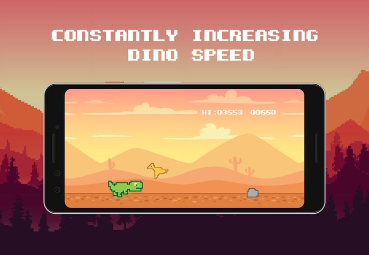 Dino - desert runner ဖန်သားပြင်ဓာတ်ပုံ 2