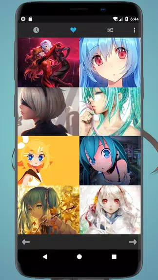 Beauty Anime Girls Wallpapers Schermafbeelding 2