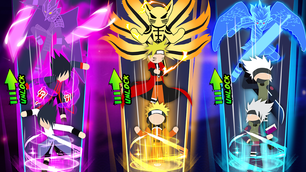 Stickman Ninja Fight 3v3 Mod स्क्रीनशॉट 3