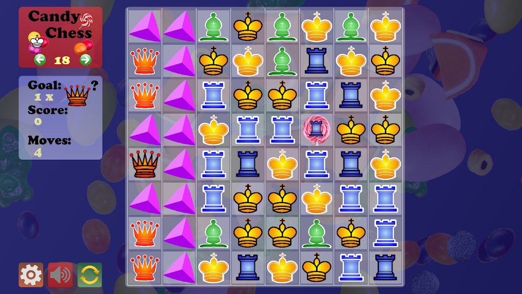 Candy Chess Schermafbeelding 2
