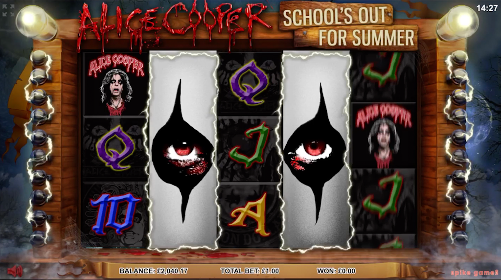Alice Cooper. Casino Slot Game. 螢幕截圖 0