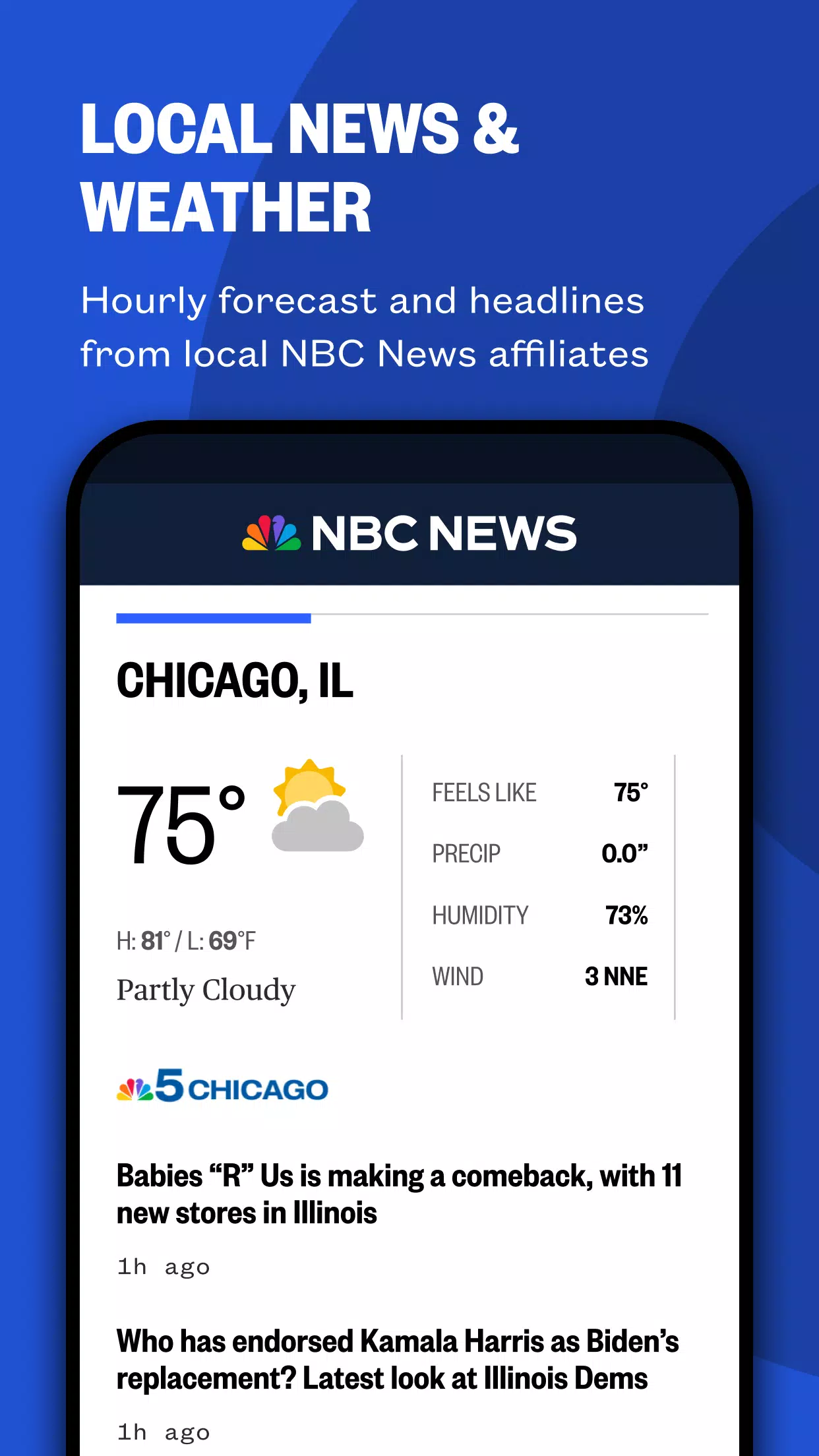 Schermata NBC News: Breaking News & Live 1