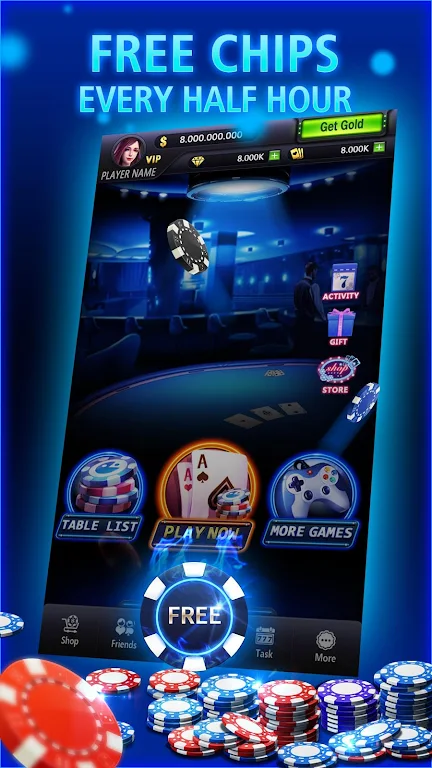 Pocket Poker: Texas Hold'em! 螢幕截圖 0