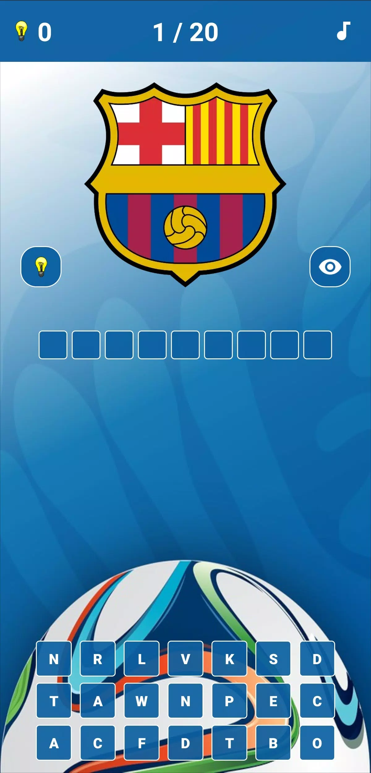 Soccer Clubs Logo Quiz Zrzut ekranu 0