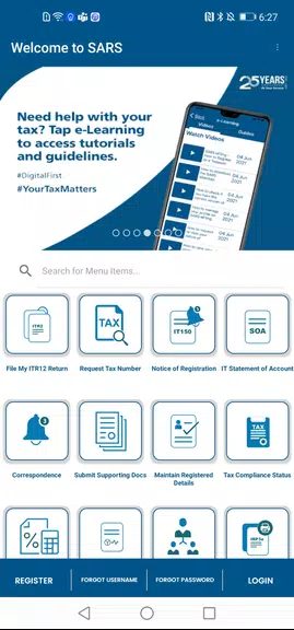 SARS Mobile eFiling स्क्रीनशॉट 3