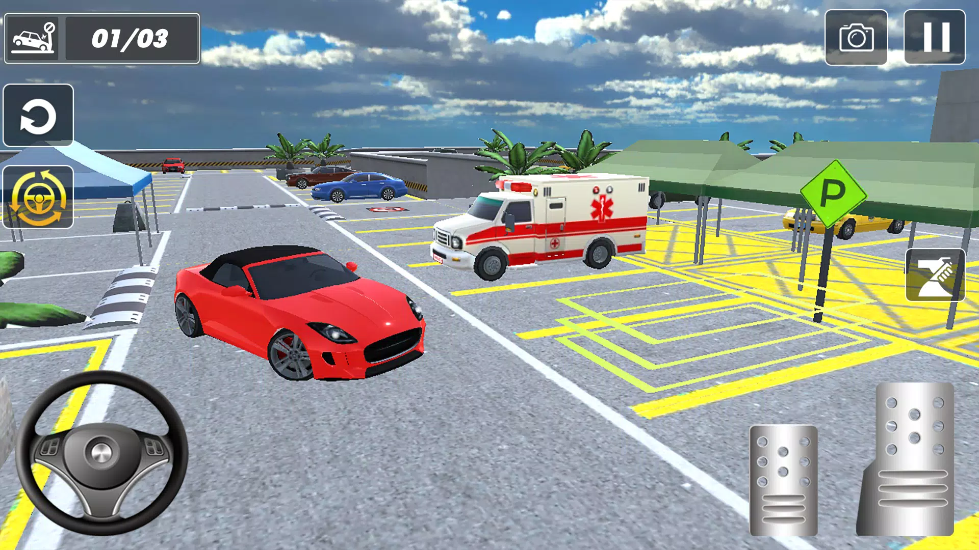 Car Parking 3D Simulation Game ဖန်သားပြင်ဓာတ်ပုံ 0