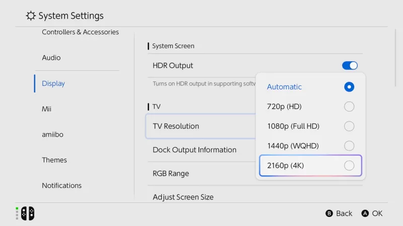 Nintendo Switch 2 handheld mode