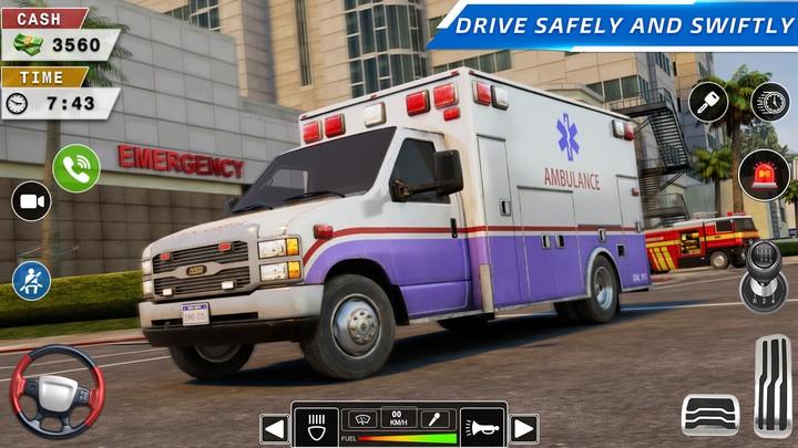 Rescue Ambulance American 3D スクリーンショット 0