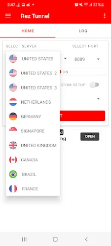 Schermata Rez Tunnel  VPN 1