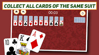 Spider Solitaire: Classic Captura de tela 2