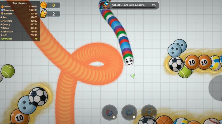 Slinky Snake: Worm.io Game应用截图第1张