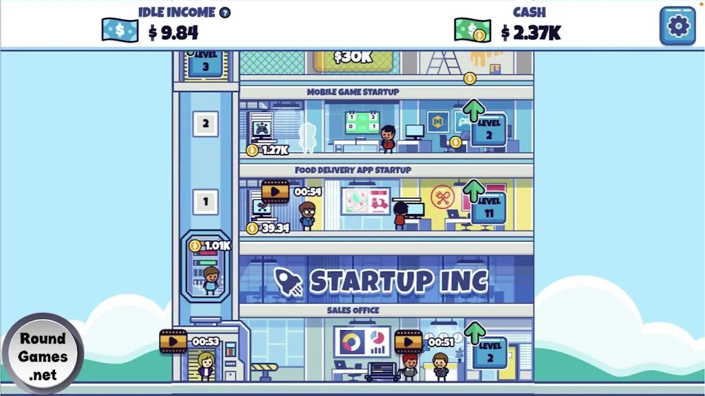Idle Startup Tycoon Zrzut ekranu 0