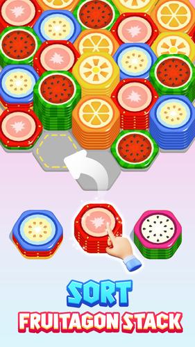 Fruitagon: Stack Sort Ảnh chụp màn hình 0