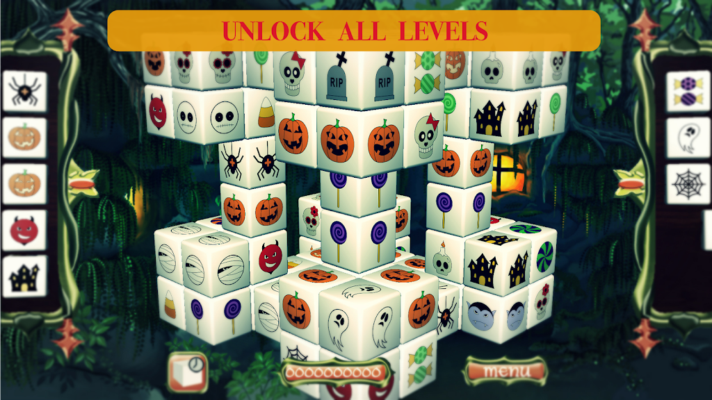 Fairy Mahjong Halloween Captura de tela 1