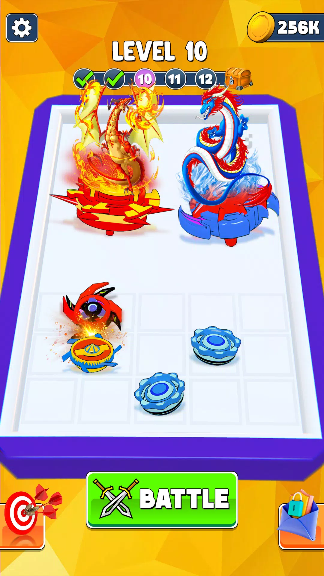 Merge & Battle Spinner Game Schermafbeelding 1