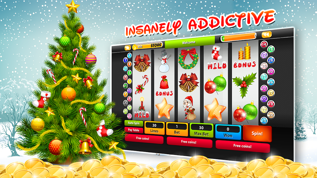 Christmas Slots Casino Ảnh chụp màn hình 1