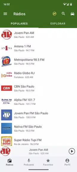 Rádio FM Brasil - FM Ao Vivo ภาพหน้าจอ 0