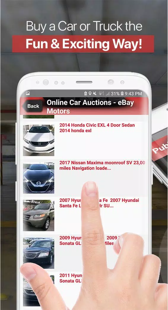 Public Car Auctions Directory Screenshot 0