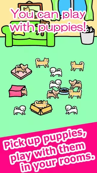 Play with Dogs - relaxing game Captura de pantalla 1