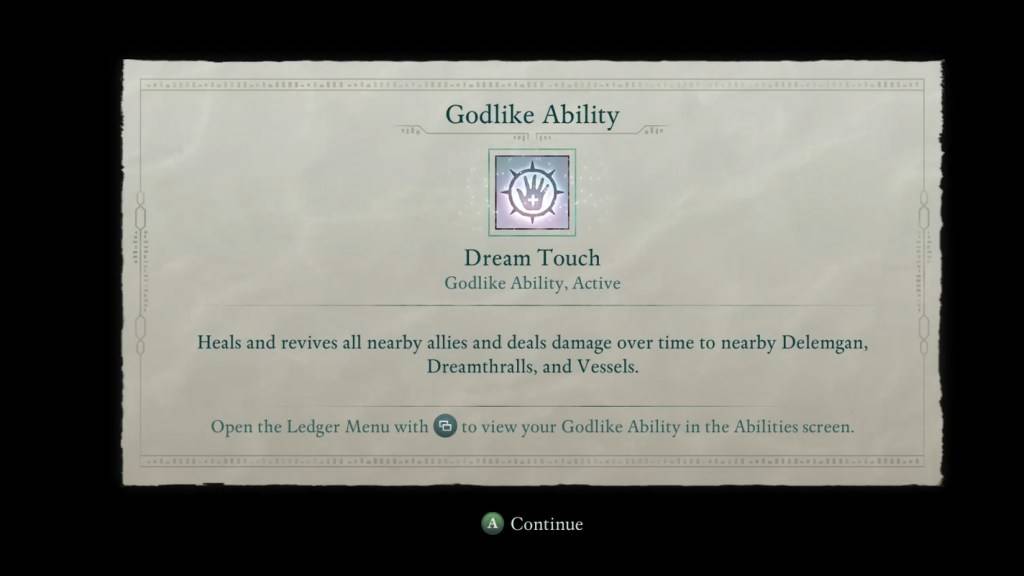 Avowed Dream Touch Ability Description