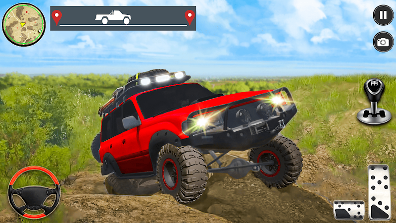 4x4 Turbo Jeep Racing Mania 螢幕截圖 0