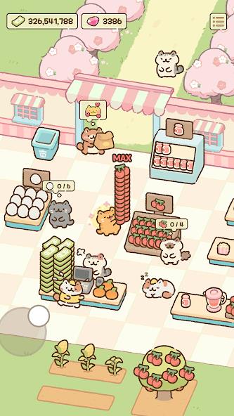 Cat Mart: Cute Grocery Shop Mod Ảnh chụp màn hình 0