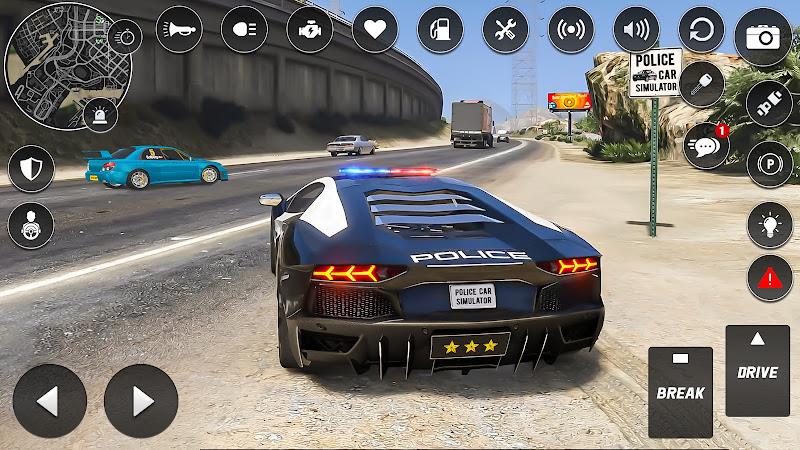 Police Chase Thief Cop Games Zrzut ekranu 3