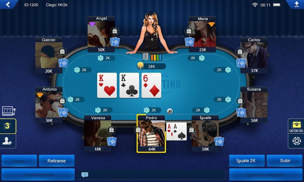 Poker Latino HD Скриншот 2