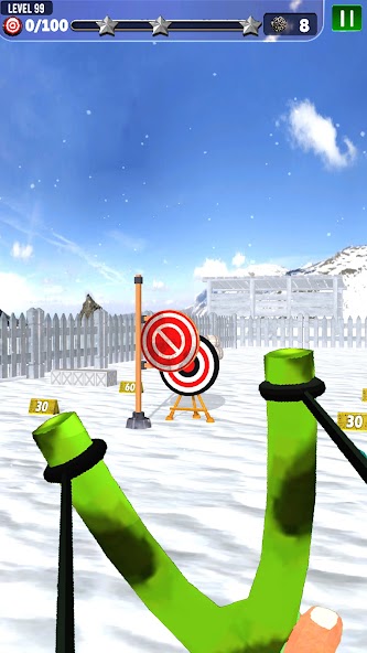 Slingshot Master Catapult Game Mod स्क्रीनशॉट 1