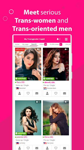 Transgender / TS dating app Скриншот 2