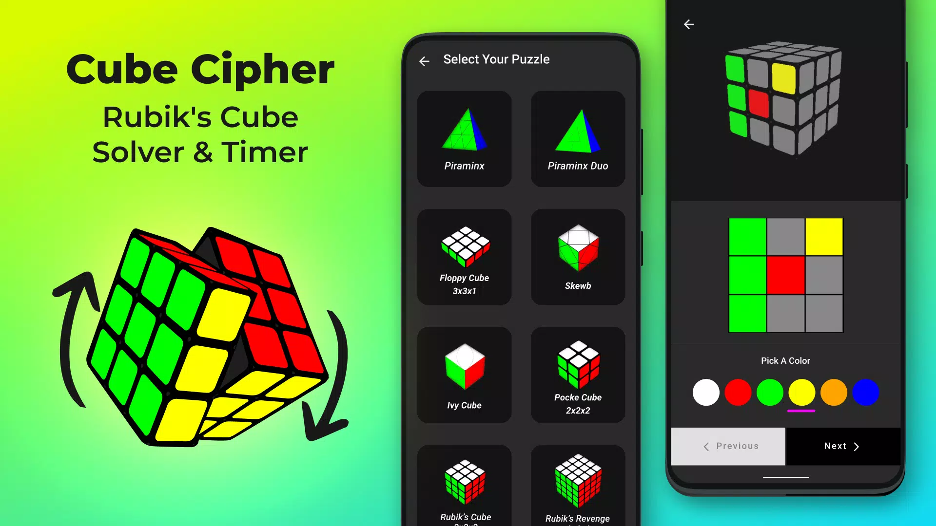 Cube Cipher - Cube Solver स्क्रीनशॉट 0