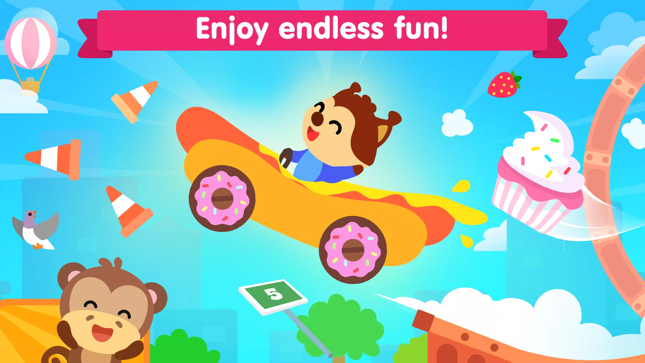 Car games for kids & toddler Screenshot 2