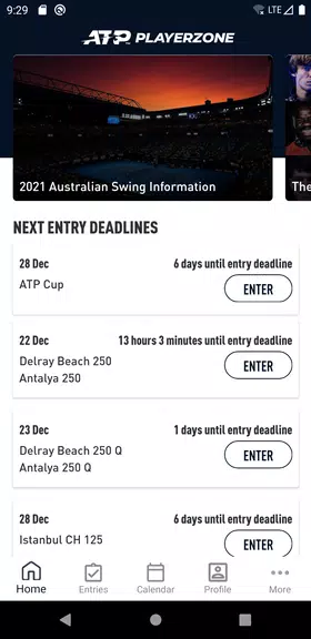 ATP PlayerZone स्क्रीनशॉट 1