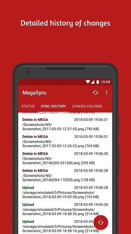 Autosync for MEGA - MegaSync Ảnh chụp màn hình 0