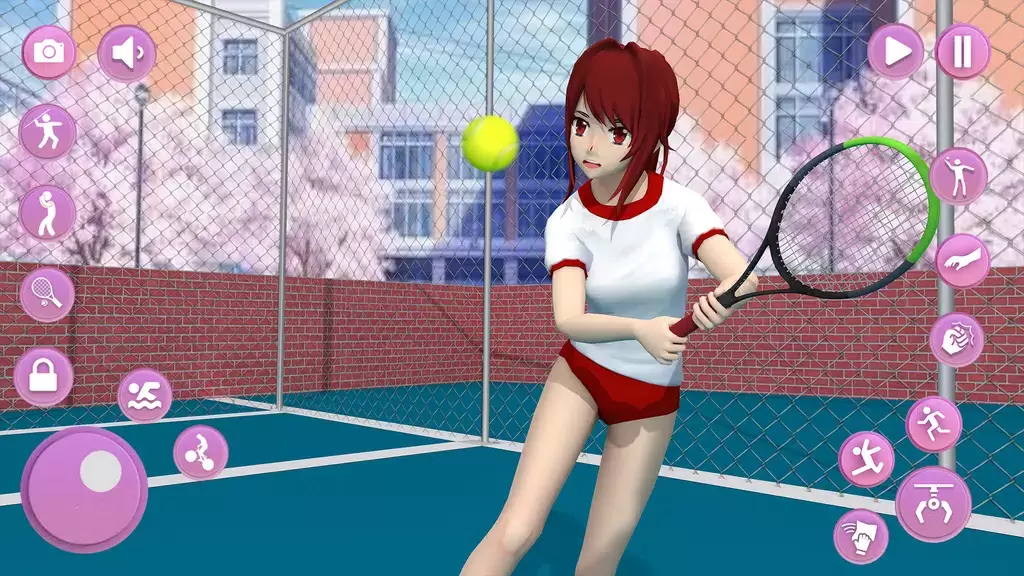 Schermata Anime School Girl Simulator 3D 1