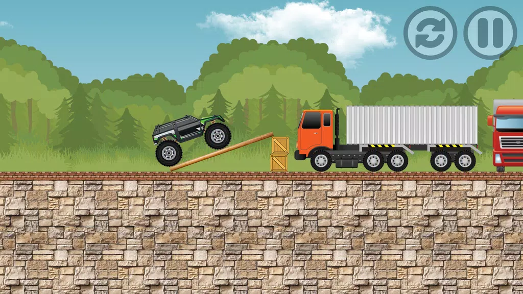 Monster Truck Racing Game ภาพหน้าจอ 1