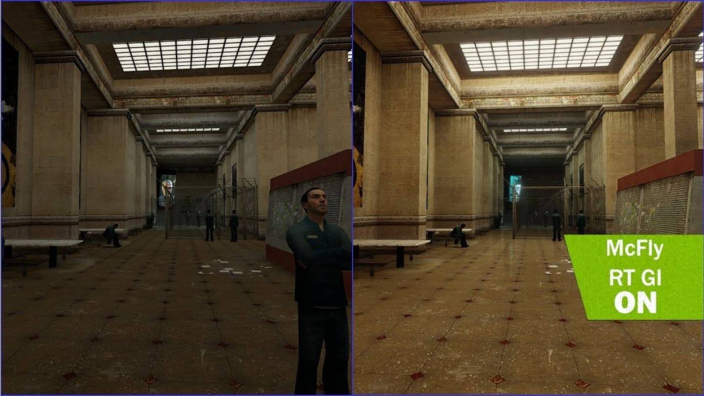 Comparing Original Half-Life 2 to RTX Version