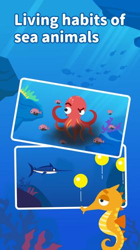 Sea Animals：DuDu Puzzle Games ဖန်သားပြင်ဓာတ်ပုံ 2