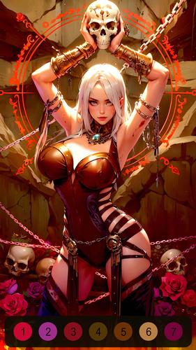 Schermata Halloween Witch Coloring Games 1